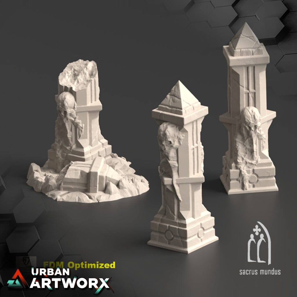 Tabletop Gelände - Sacrusmundus - Ashkaris - Pillars C_D_E Sacrusmundus 