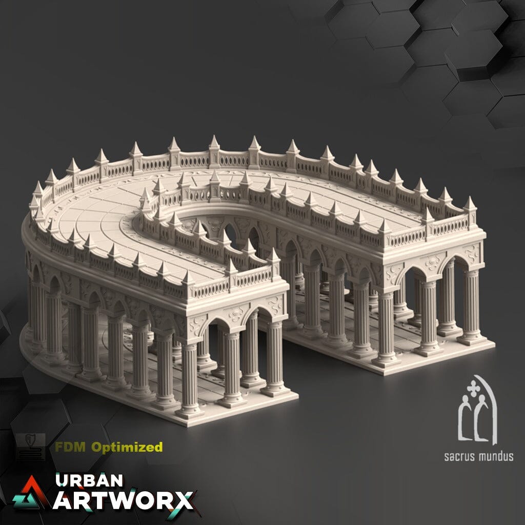 Tabletop Gelände - Sacrusmundus - Carnavex - Building B Sacrusmundus 