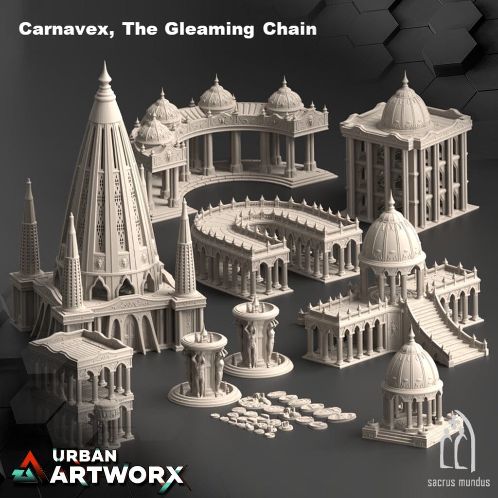 Tabletop Gelände - Sacrusmundus - Carnavex - Complete Set Sacrusmundus 