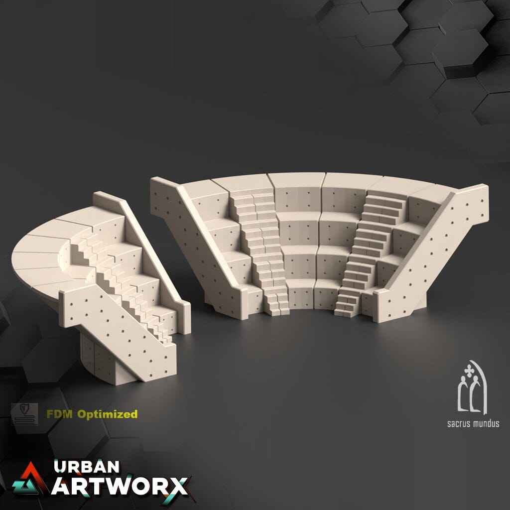 Tabletop Gelände - Sacrusmundus - Kumbernold Prime - Amphitheatre Sacrusmundus 