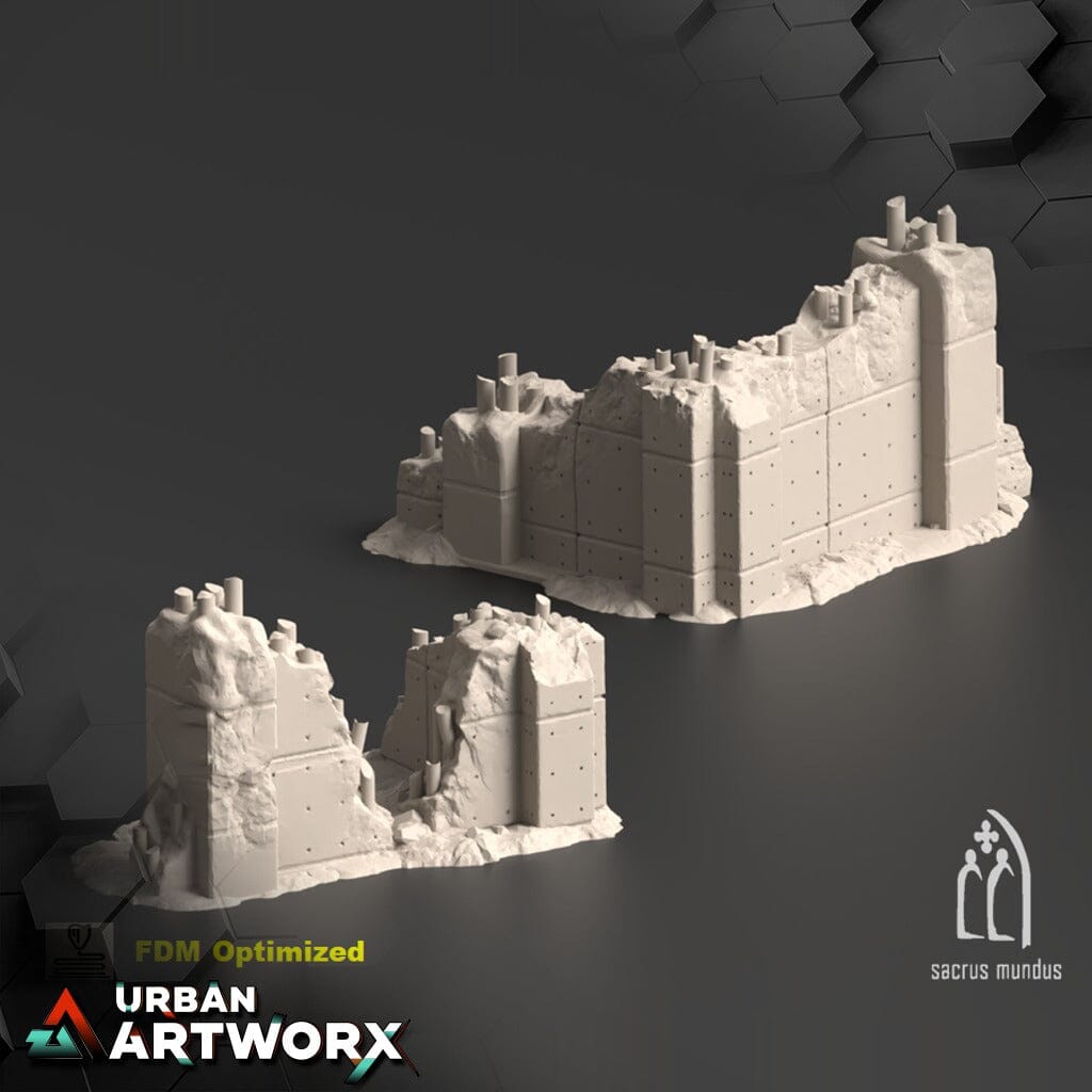 Tabletop Gelände - Sacrusmundus - Kumbernold Prime - Ruins Sacrusmundus 