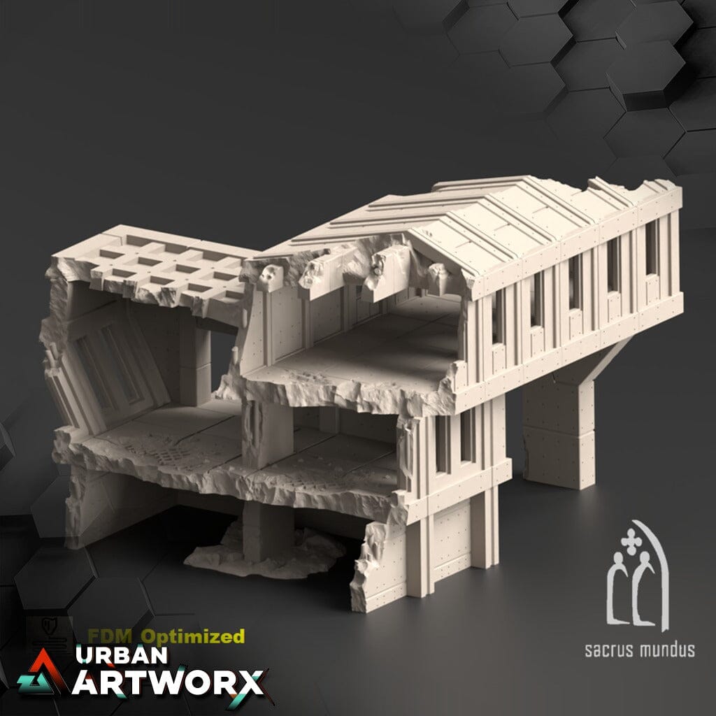 Tabletop Gelände - Sacrusmundus - Kumbernold Prime - Town Hall B Sacrusmundus 