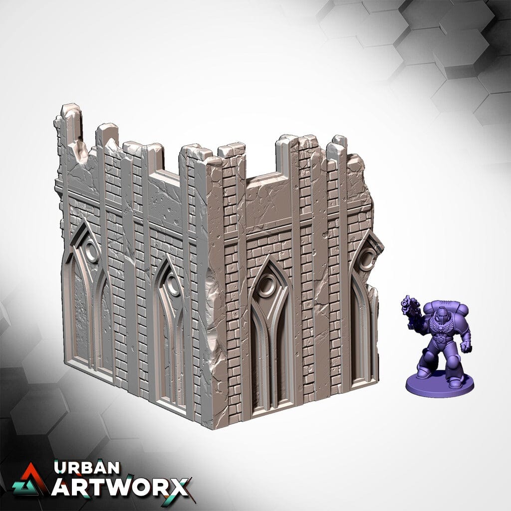 Tabletop Gelände - Txarli Factory - 11th Edition Grimdark Ruins Txarli Factory 