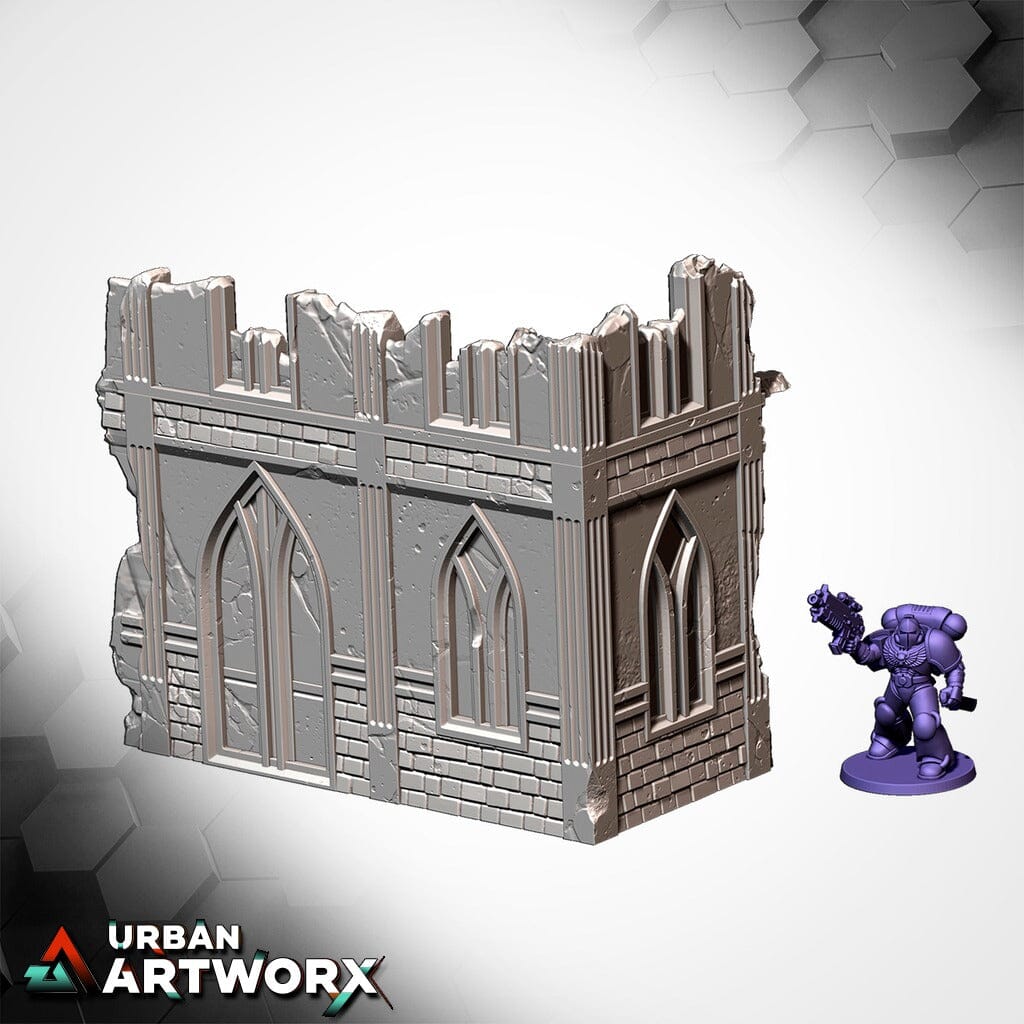Tabletop Gelände - Txarli Factory - 11th Edition Grimdark Ruins Txarli Factory 