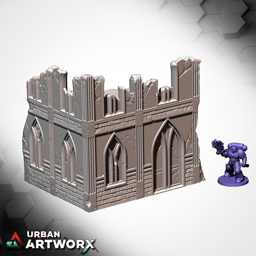 Tabletop Gelände - Txarli Factory - 11th Edition Grimdark Ruins Txarli Factory 