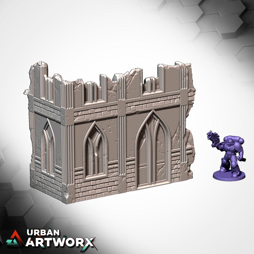 Tabletop Gelände - Txarli Factory - 11th Edition Grimdark Ruins Txarli Factory 