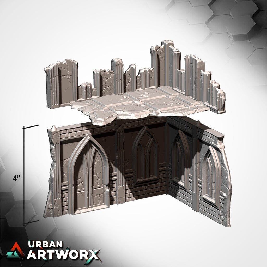 Tabletop Gelände - Txarli Factory - 11th Edition Grimdark Ruins Txarli Factory 
