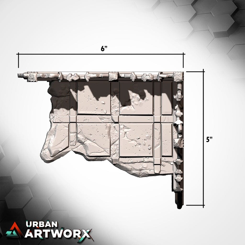 Tabletop Gelände - Txarli Factory - 11th Edition Grimdark Ruins Txarli Factory 