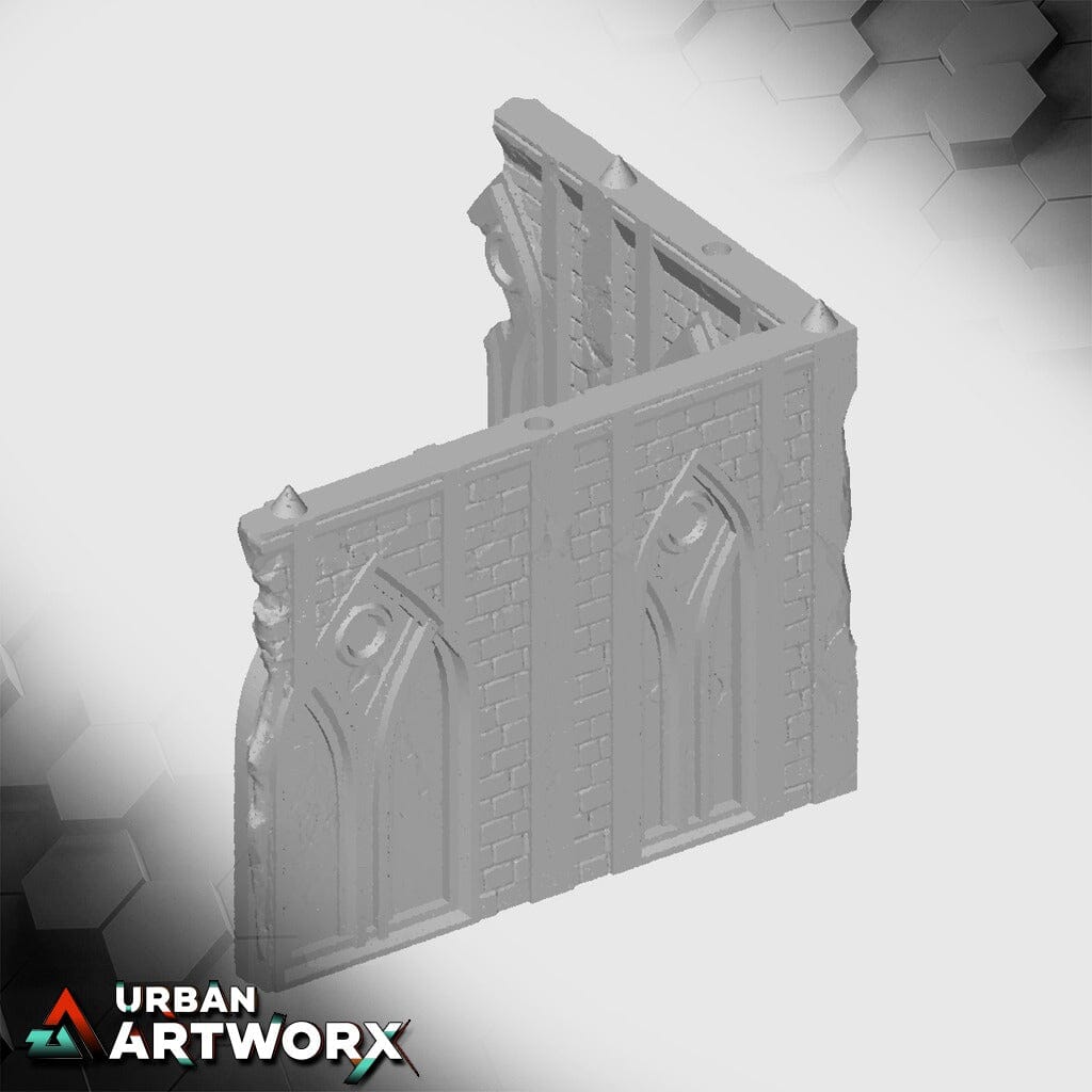 Tabletop Gelände - Txarli Factory - 11th Edition Grimdark Ruins Txarli Factory Ruin 5x4 01 