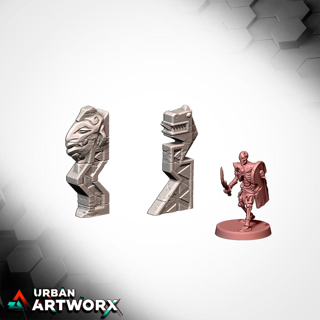 Tabletop Gelände - Txarli Factory - Buildings in the Jungle Txarli Factory Totems 