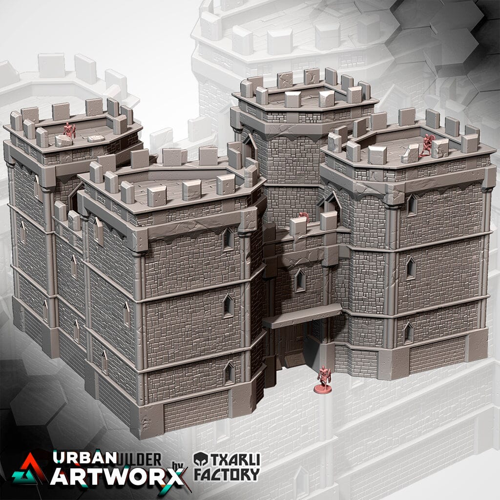 Tabletop Gelände - Txarli Factory - Castle Txarli Factory 