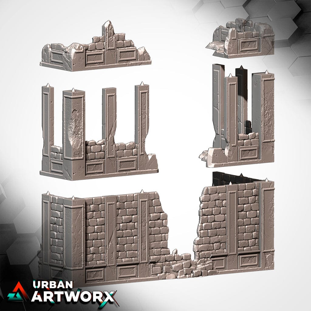 Tabletop Gelände - Txarli Factory - City Ruins (Old) GW Txarli Factory 
