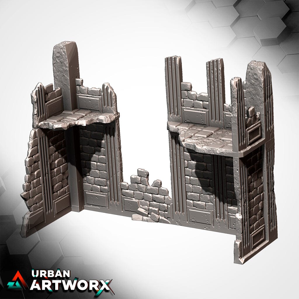 Tabletop Gelände - Txarli Factory - City Ruins (Old) GW Txarli Factory 