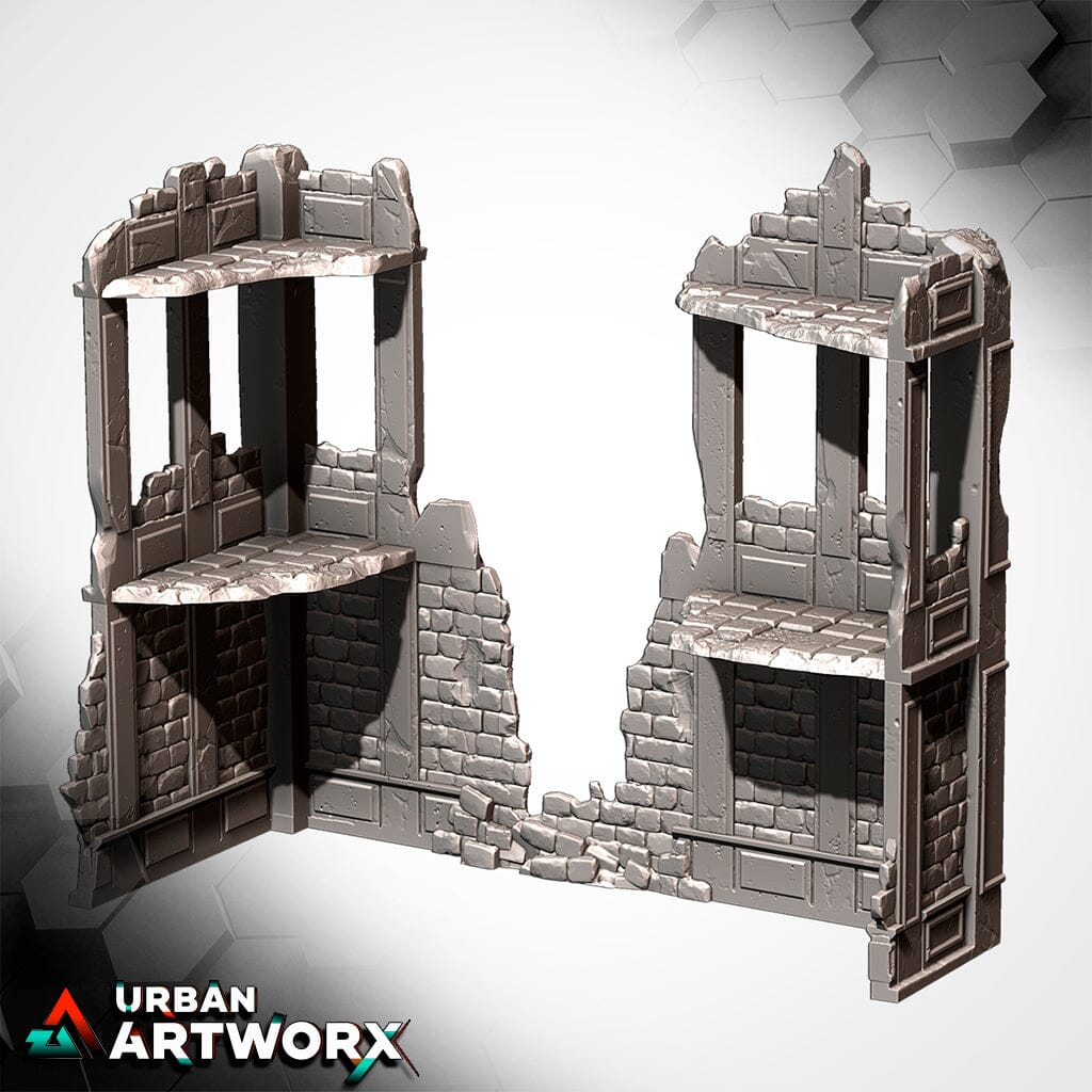 Tabletop Gelände - Txarli Factory - City Ruins (Old) GW Txarli Factory 