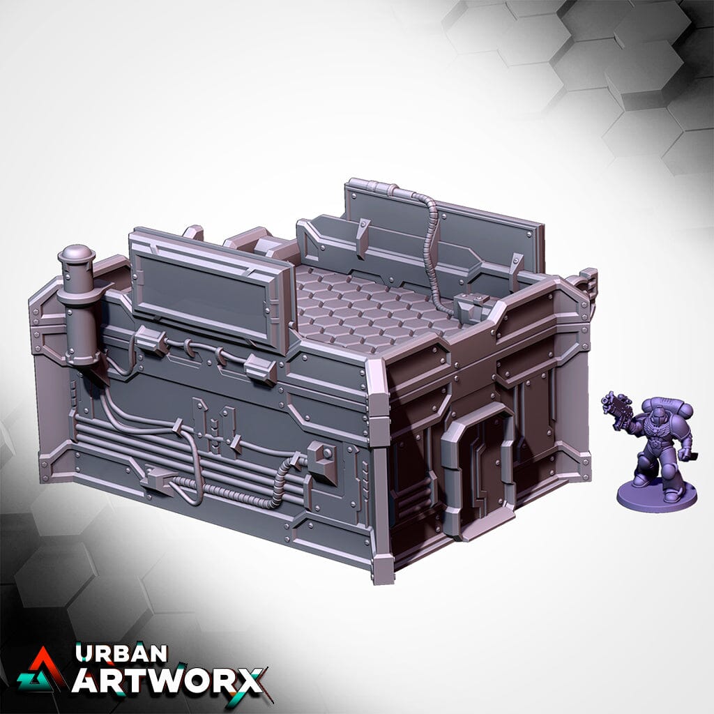 Tabletop Gelände - Txarli Factory - City Sci Fi Txarli Factory Building 03 