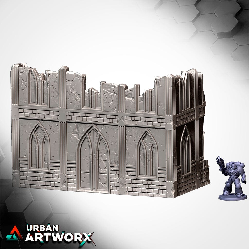 Tabletop Gelände - Txarli Factory - Classic Ruins GW Txarli Factory C 8x4 