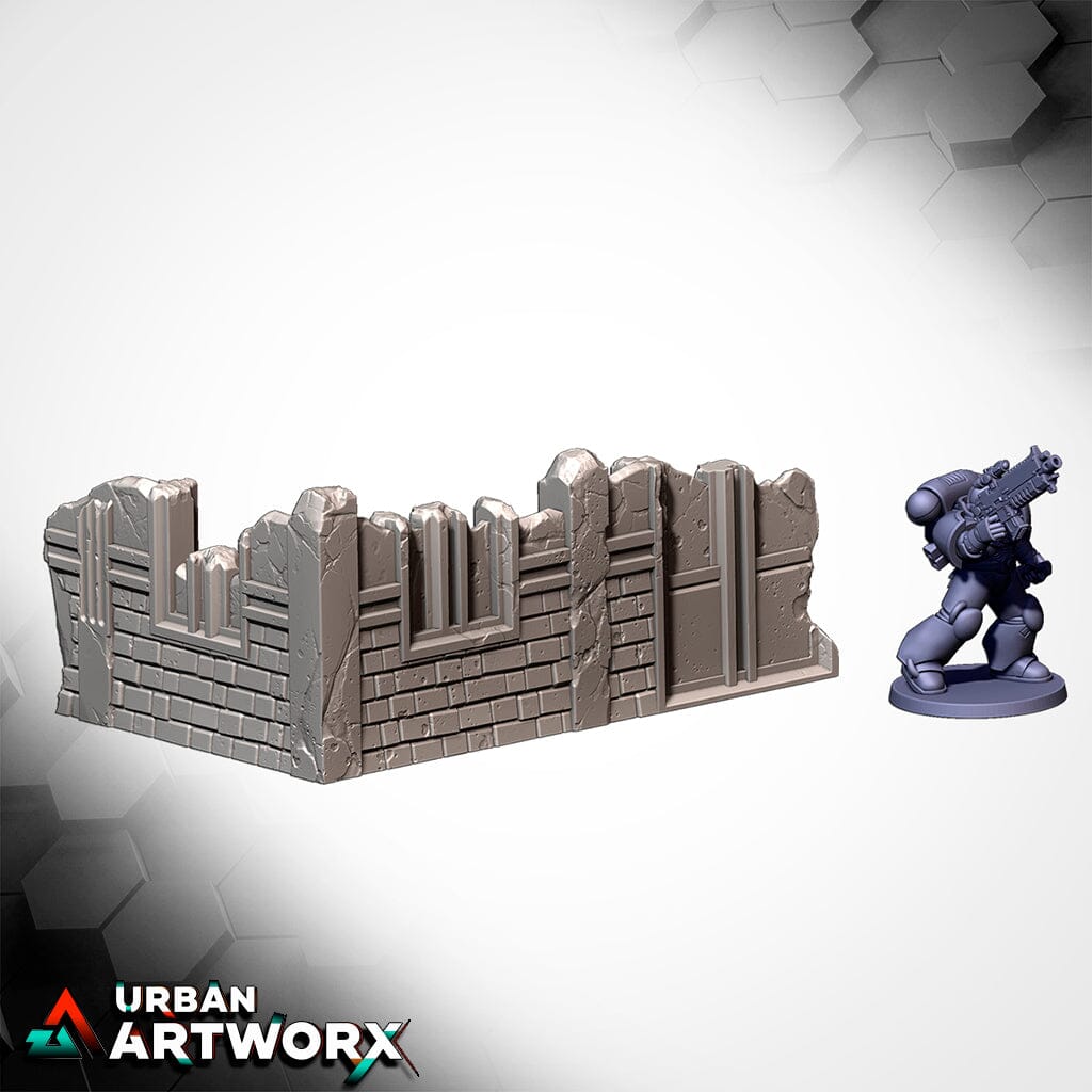 Tabletop Gelände - Txarli Factory - Classic Ruins GW Txarli Factory L 5x3 V1 