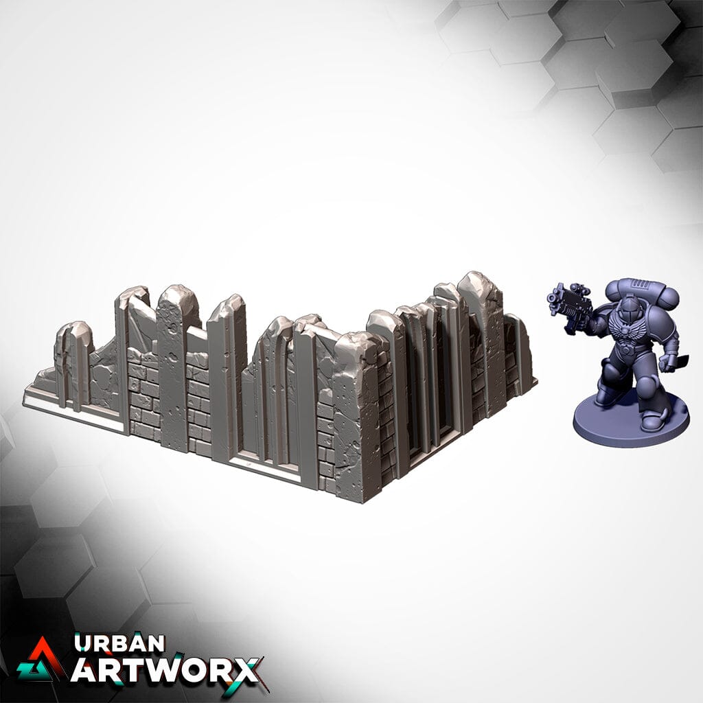 Tabletop Gelände - Txarli Factory - Classic Ruins GW Txarli Factory L 5x3 V2 