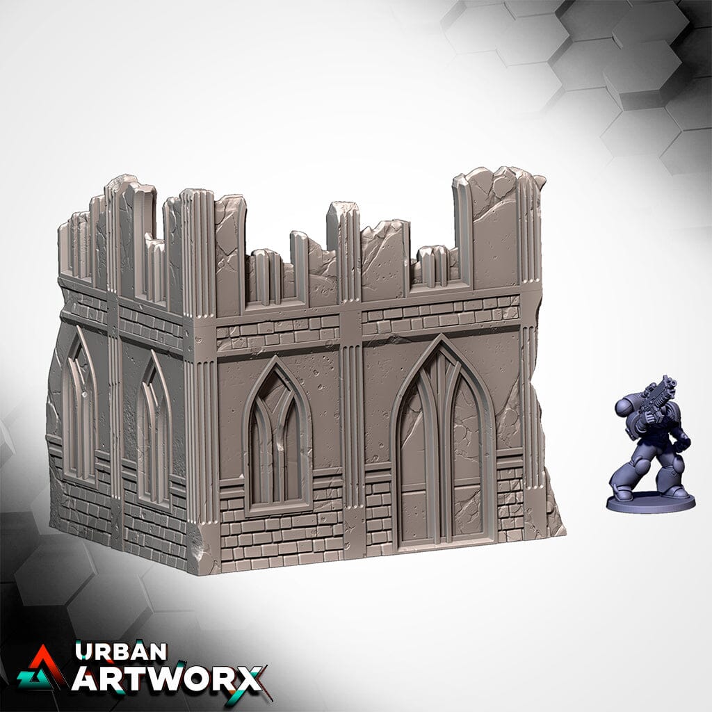 Tabletop Gelände - Txarli Factory - Classic Ruins GW Txarli Factory L 6x5 V1 