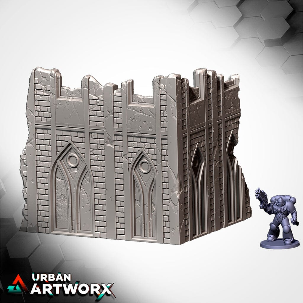 Tabletop Gelände - Txarli Factory - Classic Ruins GW Txarli Factory L 6x5 V2 