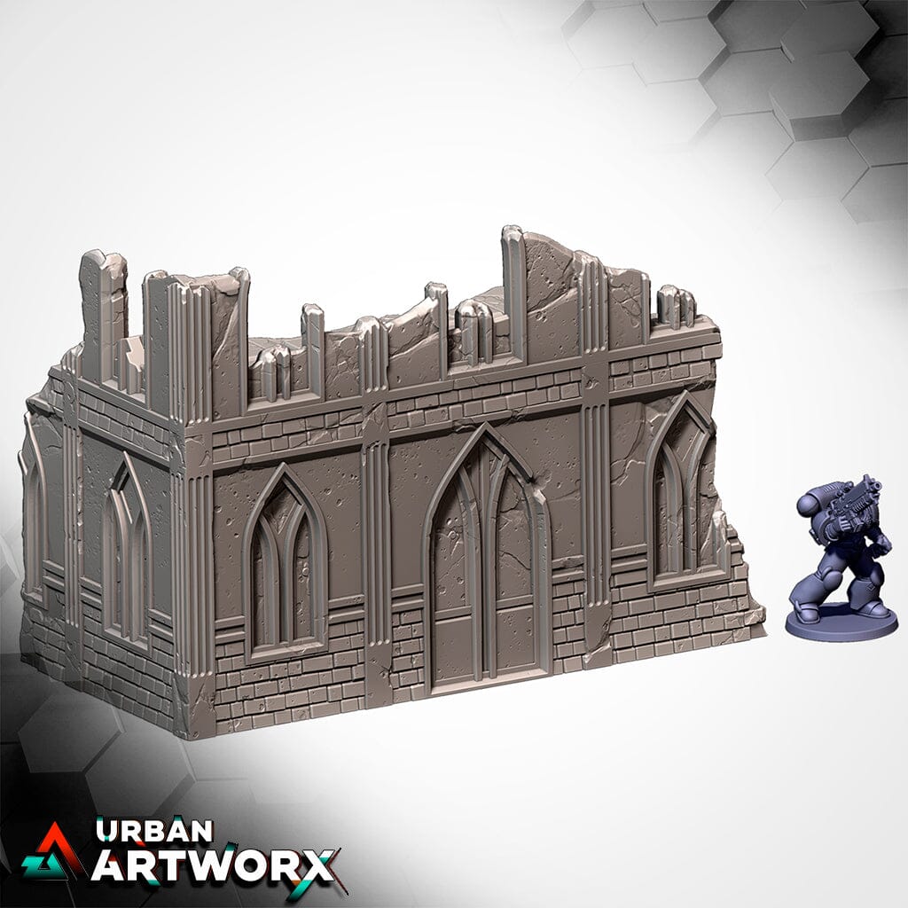 Tabletop Gelände - Txarli Factory - Classic Ruins GW Txarli Factory L 8x4 V1 