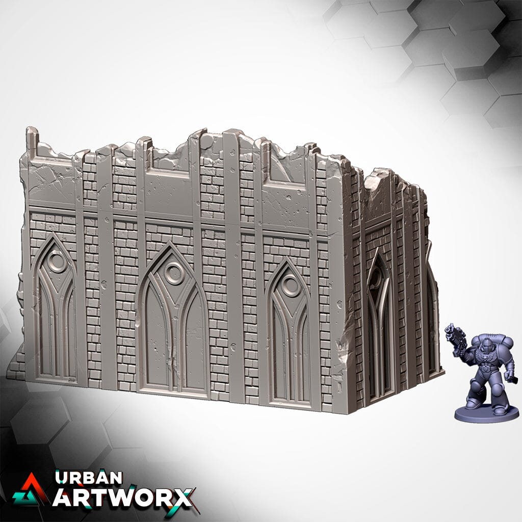 Tabletop Gelände - Txarli Factory - Classic Ruins GW Txarli Factory L 8x4 V2 