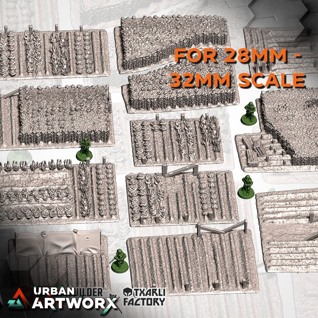 Tabletop Gelände - Txarli Factory - Crops Txarli Factory Complete Set 