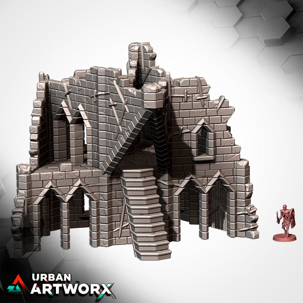Tabletop Gelände - Txarli Factory - Cursed Fortress Txarli Factory Fortress 02 
