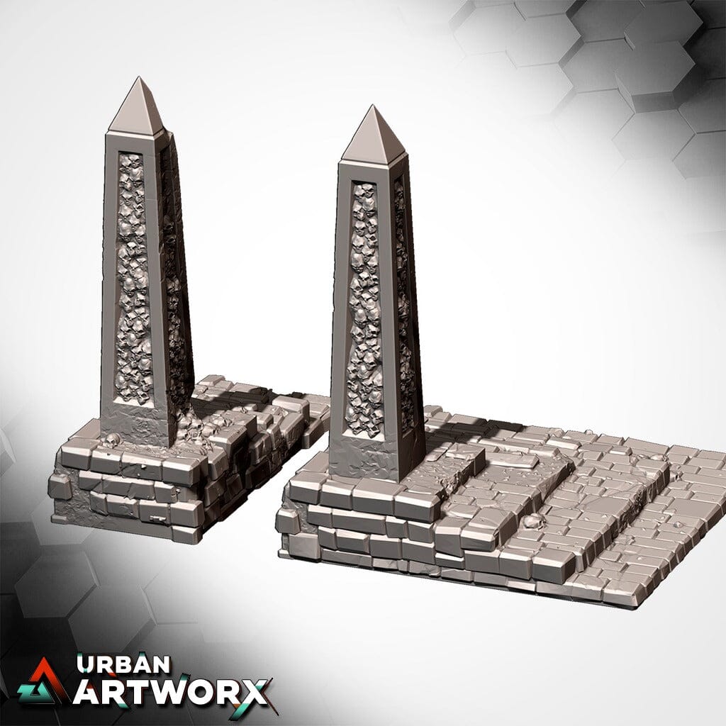 Tabletop Gelände - Txarli Factory - Cursed Mausoleum Txarli Factory Monolith B 