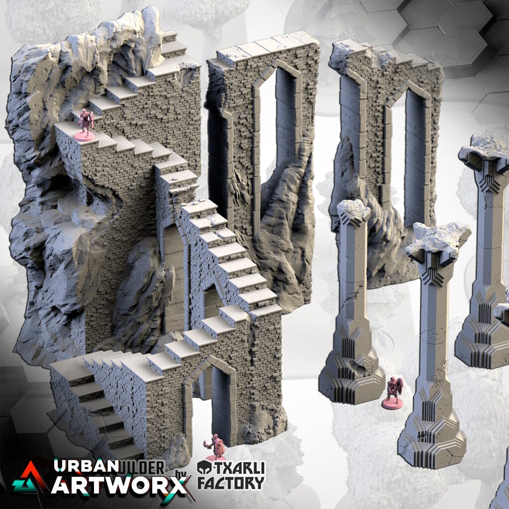 Tabletop Gelände - Txarli Factory - Dwarven Mines Txarli Factory Complete Set 