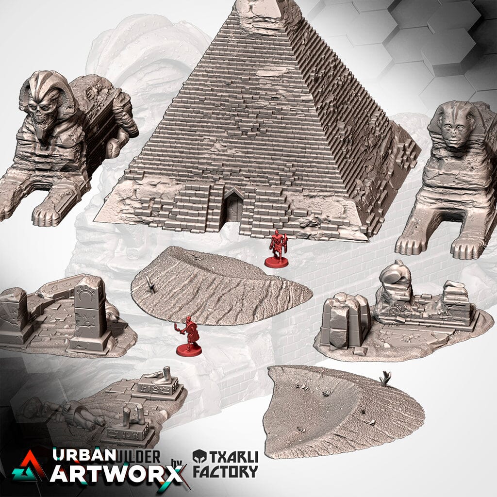 Tabletop Gelände - Txarli Factory - Egypt Txarli Factory Full Set 