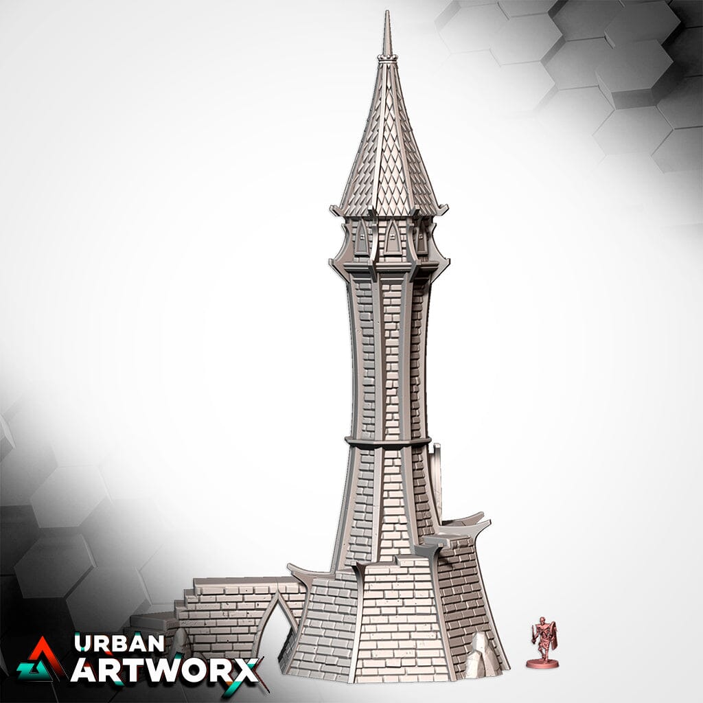 Tabletop Gelände - Txarli Factory - Elven Buildings Txarli Factory Tower 01 
