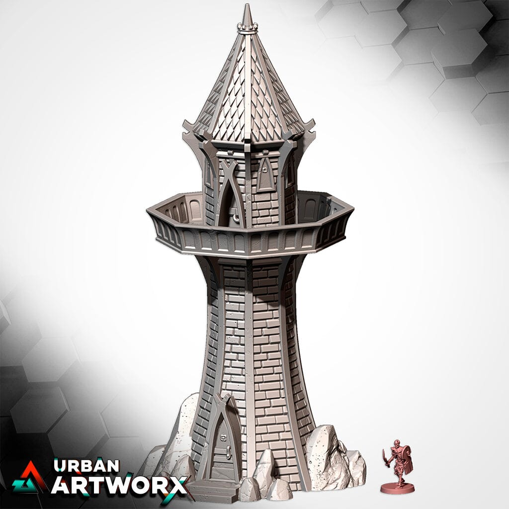 Tabletop Gelände - Txarli Factory - Elven Buildings Txarli Factory Tower 02 