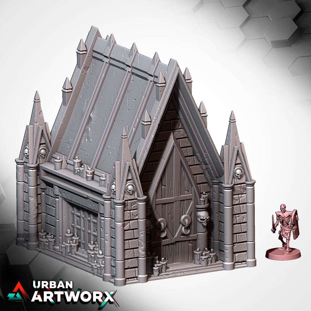 Tabletop Gelände - Txarli Factory - Graveyard Txarli Factory Mausoleum 01 