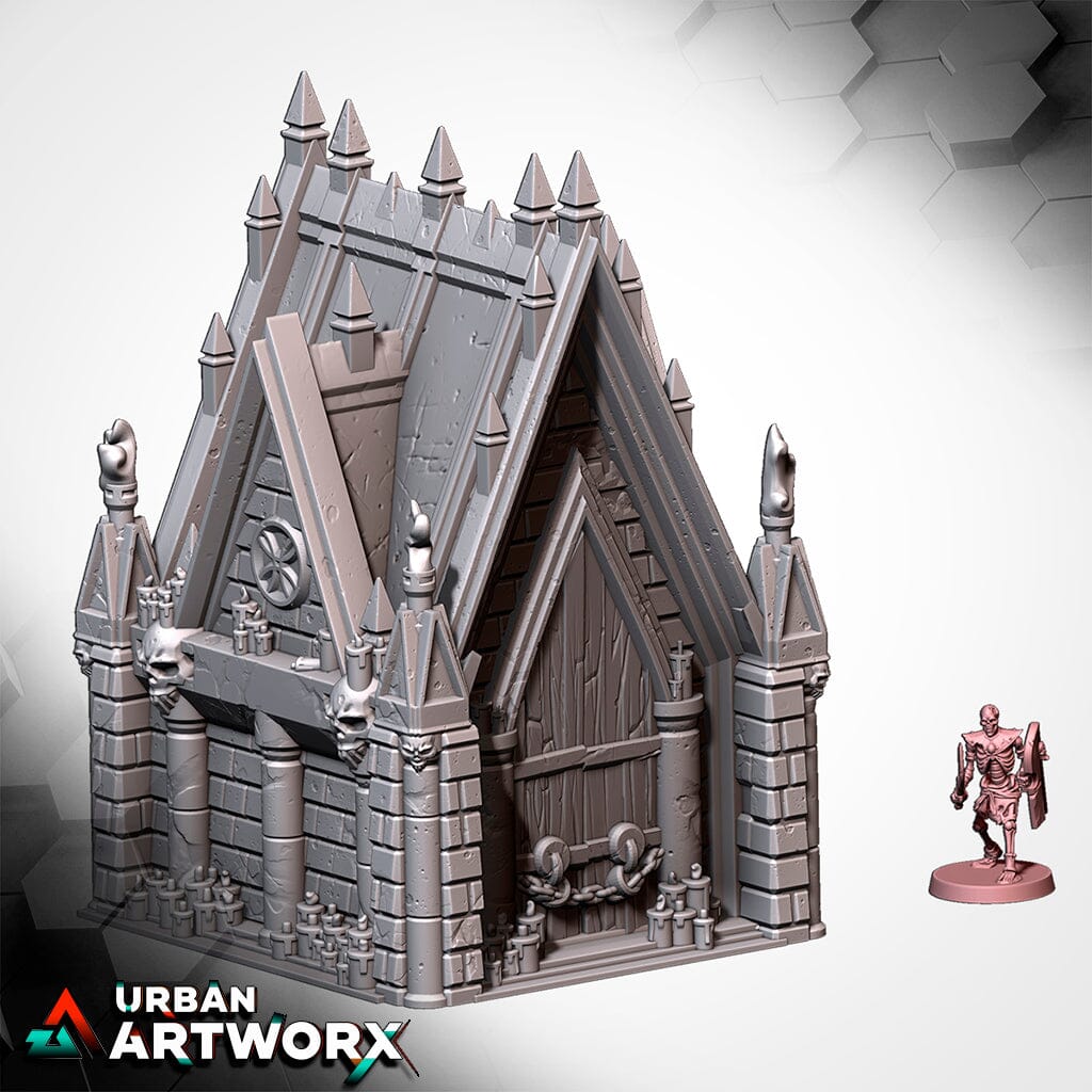 Tabletop Gelände - Txarli Factory - Graveyard Txarli Factory Mausoleum 02 