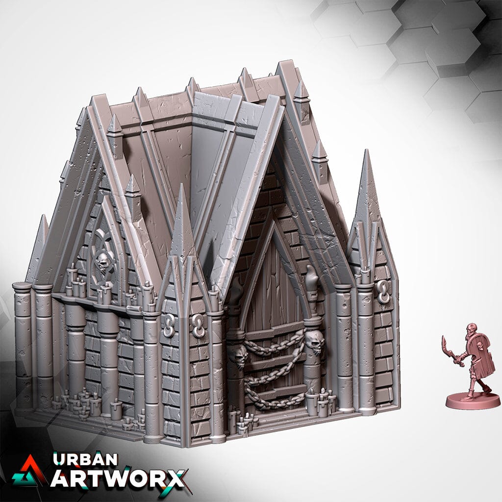 Tabletop Gelände - Txarli Factory - Graveyard Txarli Factory Mausoleum 03 