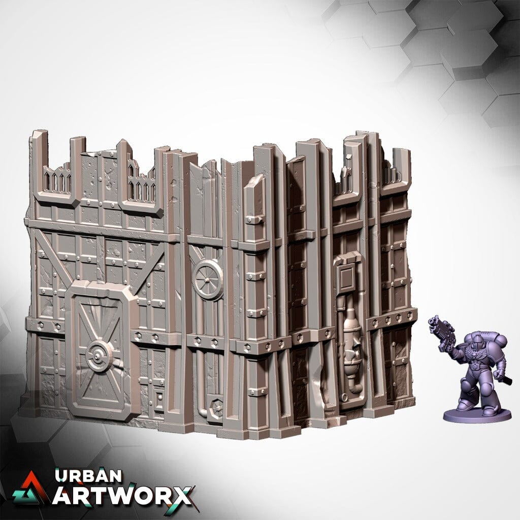 Tabletop Gelände - Txarli Factory - Grimdark Industrial Ruins Txarli Factory 