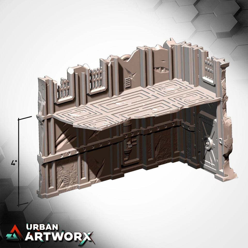 Tabletop Gelände - Txarli Factory - Grimdark Industrial Ruins Txarli Factory 