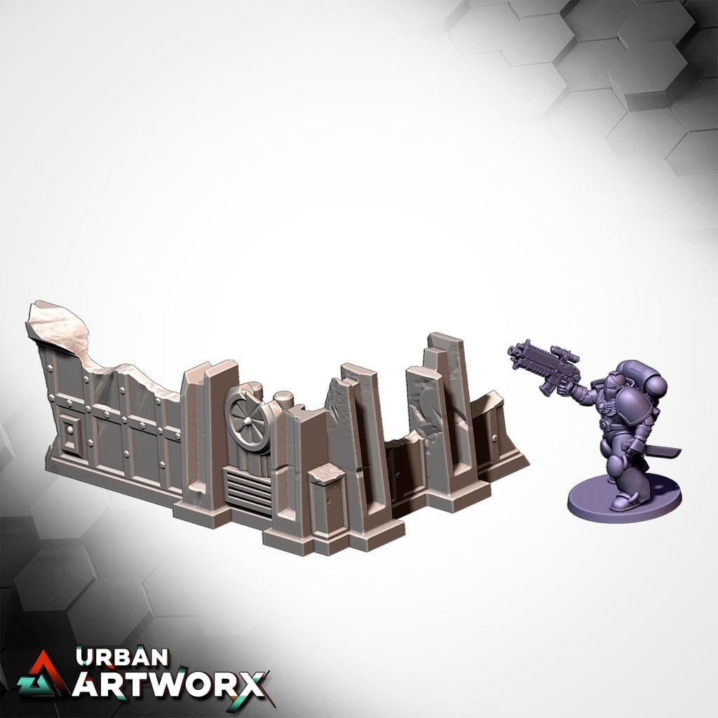 Tabletop Gelände - Txarli Factory - Grimdark Industrial Ruins Txarli Factory 
