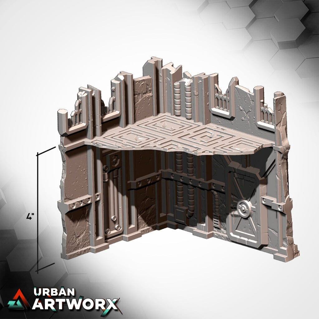 Tabletop Gelände - Txarli Factory - Grimdark Industrial Ruins Txarli Factory 