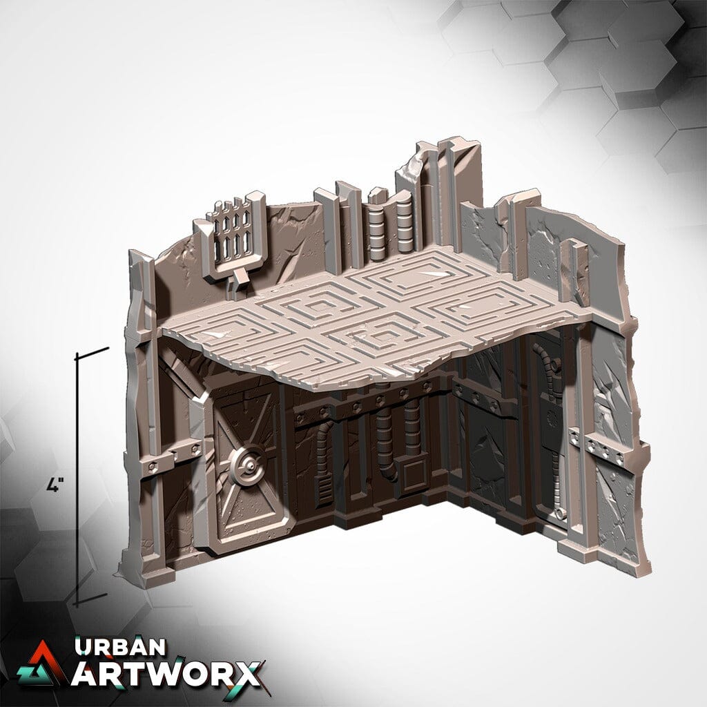 Tabletop Gelände - Txarli Factory - Grimdark Industrial Ruins Txarli Factory 