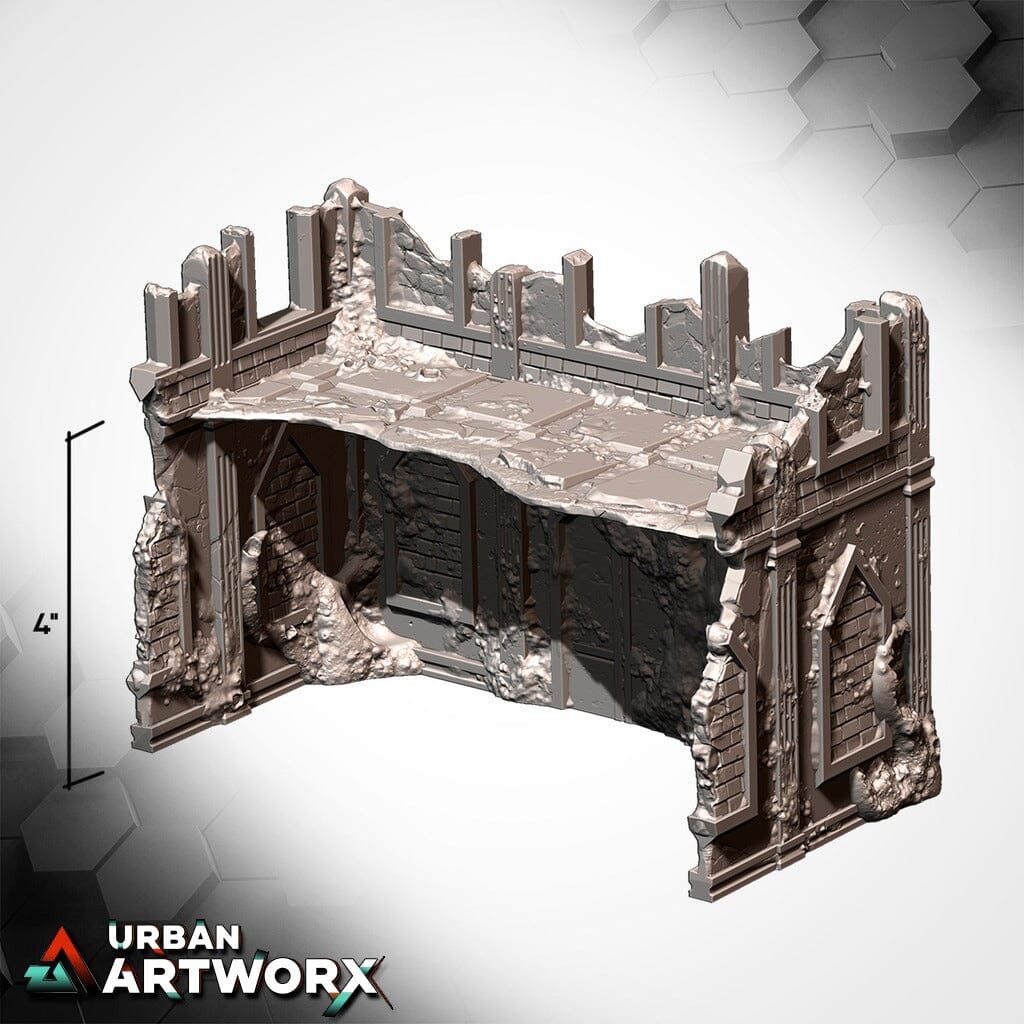 Tabletop Gelände - Txarli Factory - Grimdark Infected Ruins Txarli Factory 