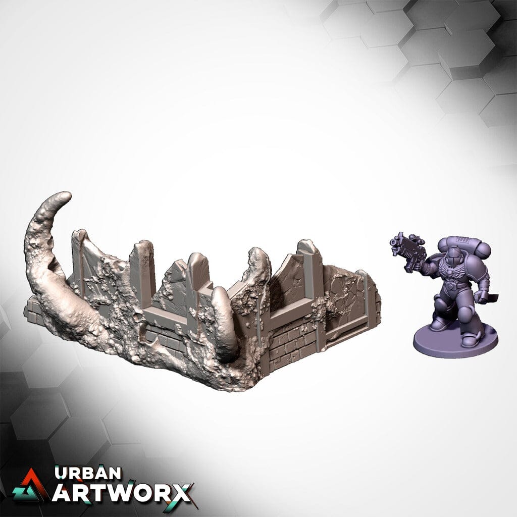Tabletop Gelände - Txarli Factory - Grimdark Infected Ruins Txarli Factory 