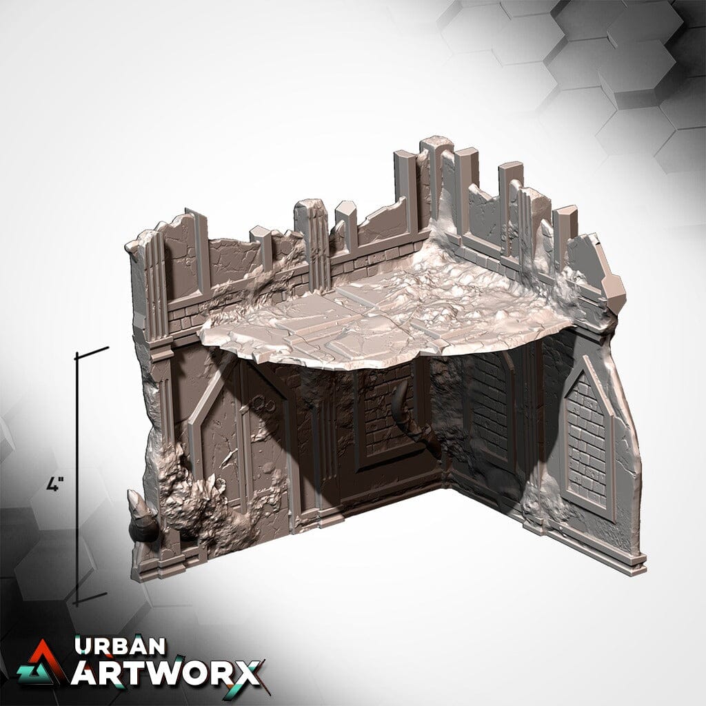 Tabletop Gelände - Txarli Factory - Grimdark Infected Ruins Txarli Factory 
