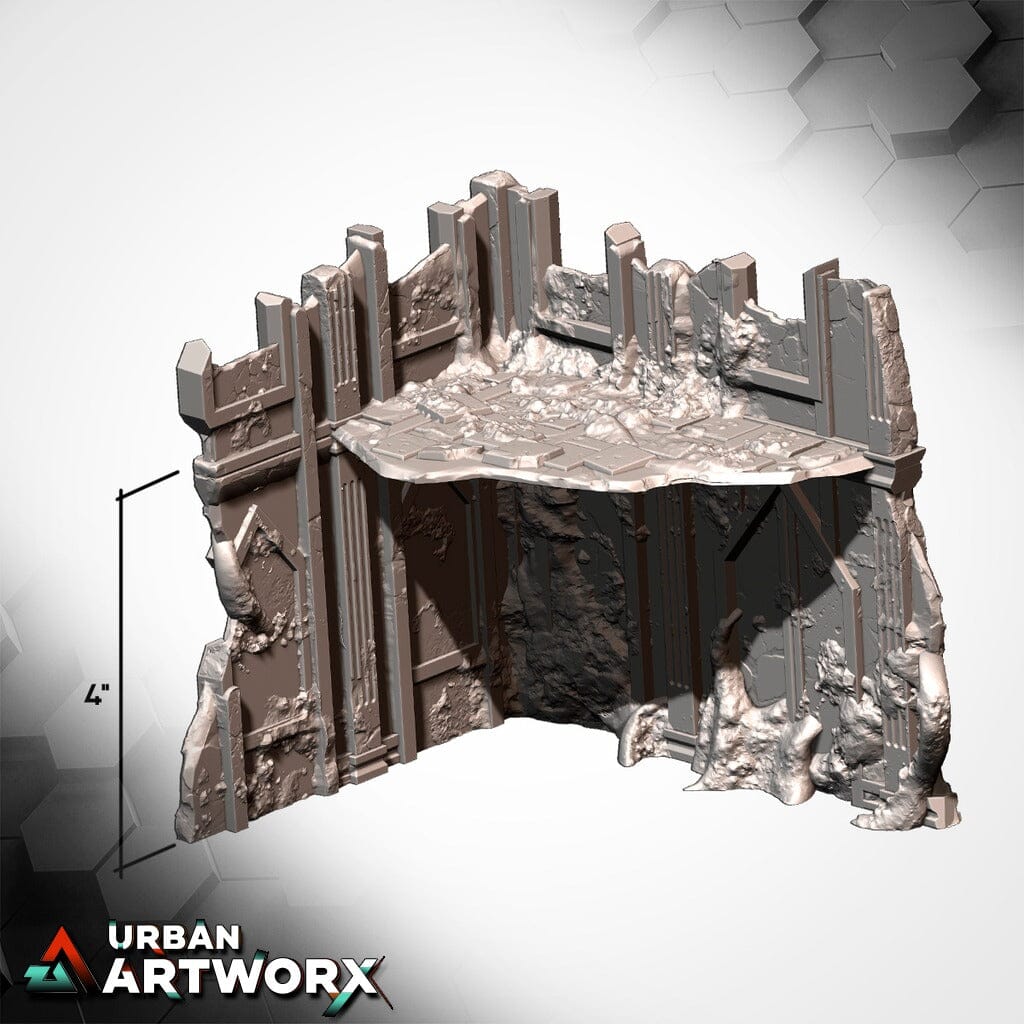 Tabletop Gelände - Txarli Factory - Grimdark Infected Ruins Txarli Factory 