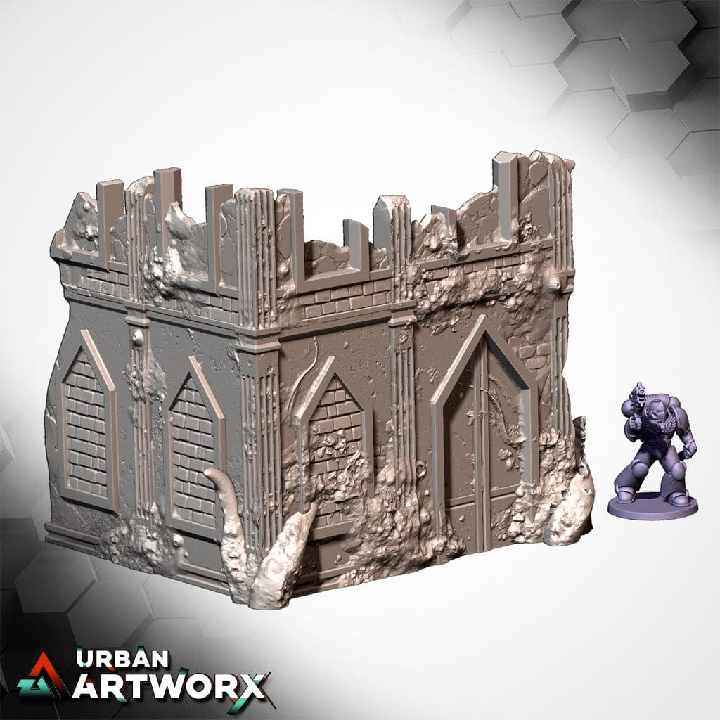 Tabletop Gelände - Txarli Factory - Grimdark Infected Ruins Txarli Factory 