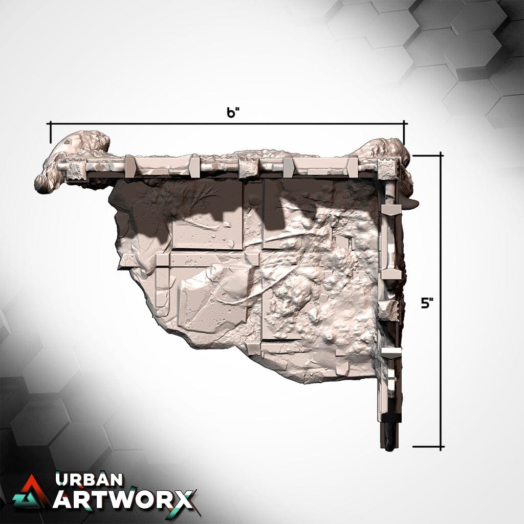 Tabletop Gelände - Txarli Factory - Grimdark Infected Ruins Txarli Factory 