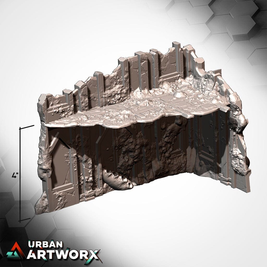 Tabletop Gelände - Txarli Factory - Grimdark Infected Ruins Txarli Factory 