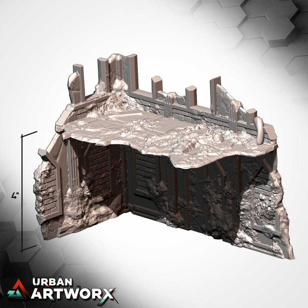 Tabletop Gelände - Txarli Factory - Grimdark Infected Ruins Txarli Factory 