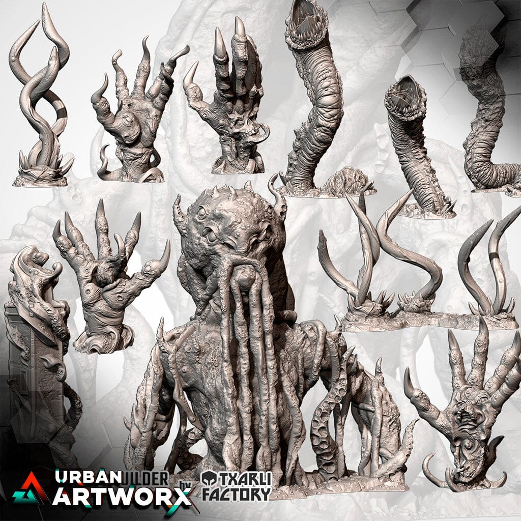 Tabletop Gelände - Txarli Factory - Hellish Terrain Txarli Factory Full Set 